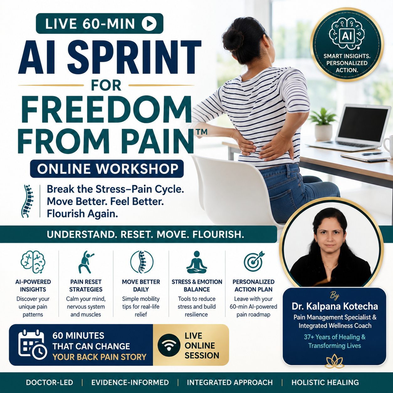 LIVE AI SPRINT FREEDOM FROM PAIN™